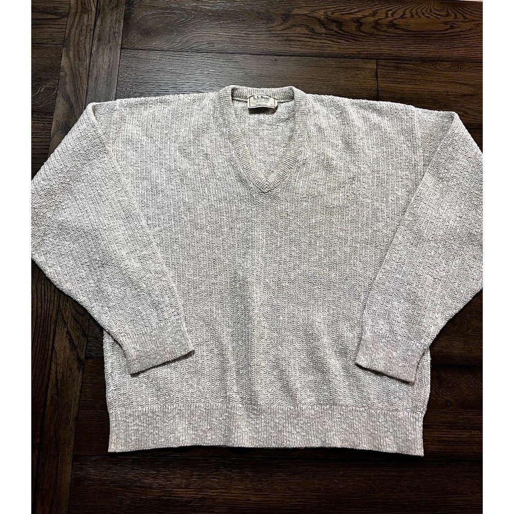 L.L. Bean Vintage Men's Large Sweater Made In The U.S.A. Long Sleeve Preowned